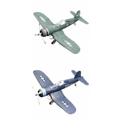 Dolity 2 pieces 1/48th WWII Fighter Model Aircraft Assembly Gift Office Decoration