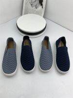 German source single [soft] Wangfei knitted fabric elastic comfortable breathable summer casual shoes slip-on walking shoes 【QYUE】