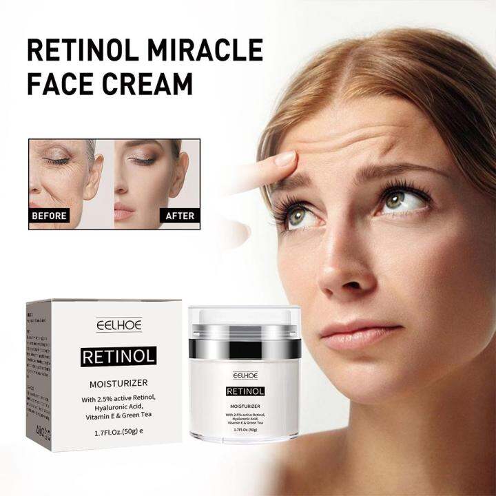 50g Retinol Whitening Face Cream Vitamin A Moisturizing Face Anti Cream ...