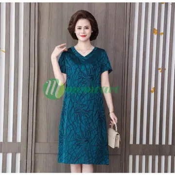 đầm Suông Cho Người Lớn Tuổi Giá Tốt T072023  Mua tại Lazadavn