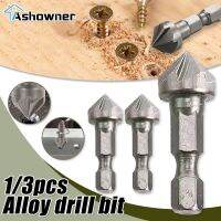 1/3ชิ้น Countersink Dril เอ็กแทร็คเตอร์สกรูแกนโลหะหกใบแทนที่หัวเจาะอุปกรณ์ Essential ในครัวเรือนทำงานได้อย่างมีประสิทธิภาพ