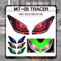 For YAMAHA MT 09 MT09 Tracer 2016-2019 2018 Motorcycle 3D Front Fairing Headlight Guard Sticker Head Light Protection