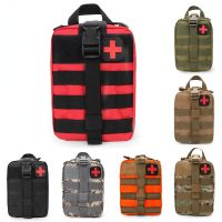 Portable Military First Aid Kit Empty Bag Bug Out Bag Water Resistant For Hiking Travel Home Car Emergency Treatment