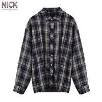 NICK เสื้อโค้ทผู้หญิงเสื้อลายสก๊อต2023ดีไซน์ใหม่สำหรับฤดูร้อน