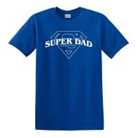 Unique Mens Cotton Stretch T-Shirts Mens Tee Super DAD T-shirt - SM to 5XL - Gift Fathers Day Holiday Funny