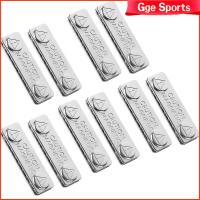 GGE SPORTS 10pcs/set ใช้งานได้หลากหลาย ที่ครอบป้องกัน โรงเรียนสำนักงาน เคสสำหรับธุรกิจ ที่ยึดป้าย ป้ายชื่อแบบแม่เหล็ก หัวเข็มขัดใส่นามบัตร ที่ใส่บัตรทำงาน