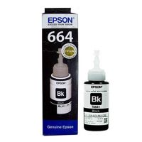 Epson T6641 bk สีดำ หมึกเติมแท้แบบไม่มีกล่อง สำหรับ L100/L110/L120/L200/L210/L300/L350/L355/L455/L550/L555/L1300