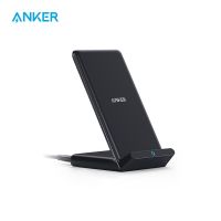 【 A HOT】ที่ชาร์จไร้สาย Anker 10W Max PowerWave Stand 7.5W ที่ผ่านการรับรอง Qi สำหรับ iPhone 11 12แท่นชาร์จไร้สายที่รวดเร็วสำหรับ Samsung