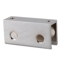 Rectangular 10-12mm Glass Shelf Clip Clamp Holder Support Bracket