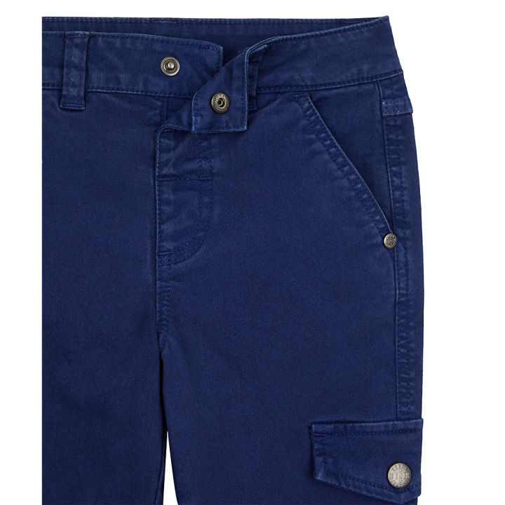 กางเกงขายาว-mothercare-navy-slim-cargo-trousers-yb472