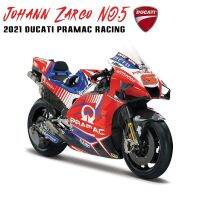 Maisto 1:18 2021 Ducati Pramac Racing 5 Johann Zarco 89 Jorge Martin Licensed Simulation Alloy Motorcycle Model Toy Collection