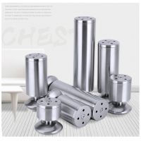 4Pcs Stainless Steel Sofa Leg Replacement Bed Chair Table Desk Cabinet Foot Stand Feet Metal Furniture Feets