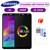 【The-Best】 IPARTSEXPERT Super AMOLED จอ Lcd เดิมสำหรับ Galaxy J6 2018 J600 J600F J600Y จอแสดงผล LCD หน้าจอสัมผัสสำหรับ SM-J600F J600G J600FN/Ds ประกอบชิ้นส่วนความสว่างหน้าจอ IC