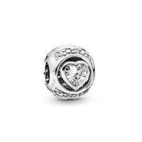 [พร้อมส่ง สินค้าแท้ ?] Pandora Elevated Heart Charm