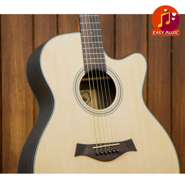 กีตาร์โปร่ง-gusta-om3c-acoustic-guitar