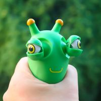 2023 New Adult And Children Squeeze Toys  Fun Eyes  Green Eyed Caterpillar  Anti Stress  Creative Decompression  Release Stress  Squishy Toys