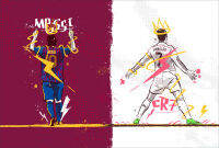 โปสเตอร์นักฟุตบอล Messi เมสซี่ รับทำ โปสเตอร์ติดผนัง ของแต่งบ้าน แต่งห้องนอน 77poster