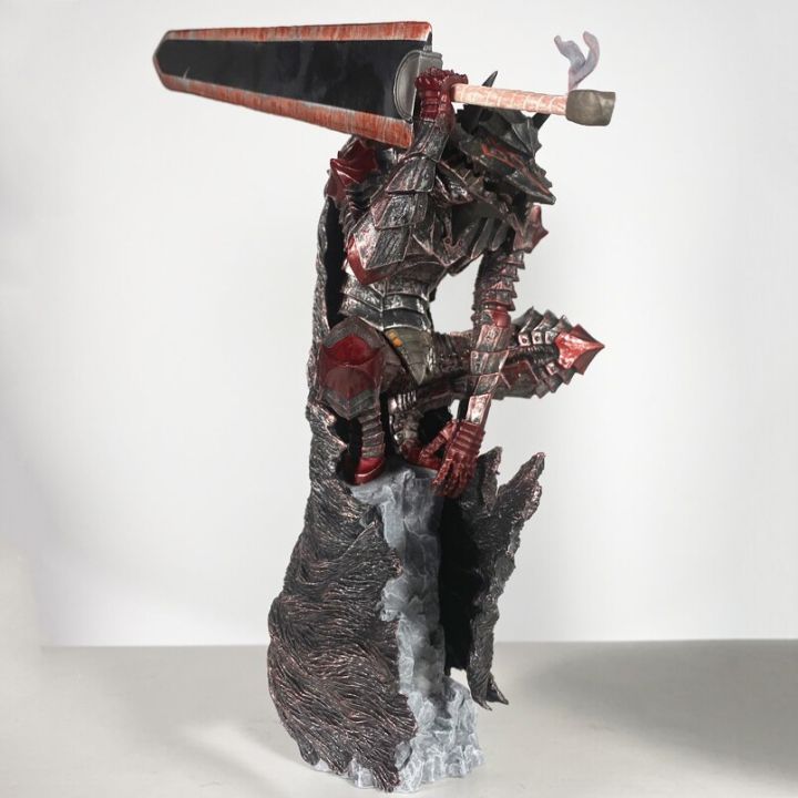 zzooi-25cm-berserk-guts-l-anime-figure-guts-berserker-armor-pvc-statue-action-figurine-model-berserk-black-swordsman-figurine-toys
