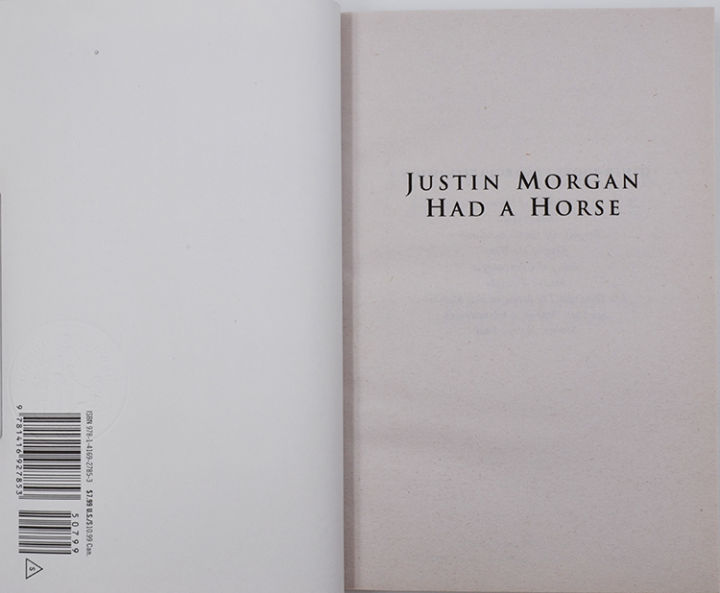 original-english-book-mr-morgan-has-a-horse-justin-morgan-had-a-horse-marguerite-henry-margaret-henry-silver-prize-winning-novel-of-henry-berry-literature-award