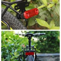 MTB Bicycle Luggage Carrier Light 60Lm 100Hrs Smart Braking Rear Lamp Cargo Trunk Rack Brake Visual Safety Warning Lantern