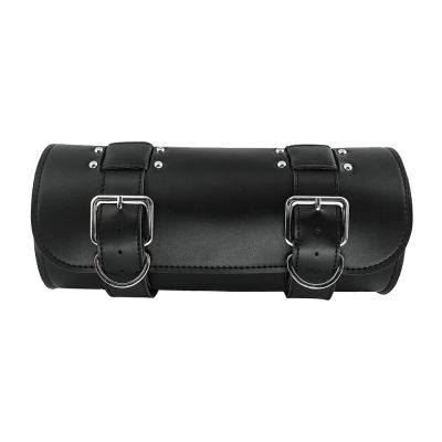 For Harley Sportster Chopper Bobber Cruiser Dyna Softail Saddlebag Leather Saddle Luggage PU Bags Front Fork Tool Bag toolbag