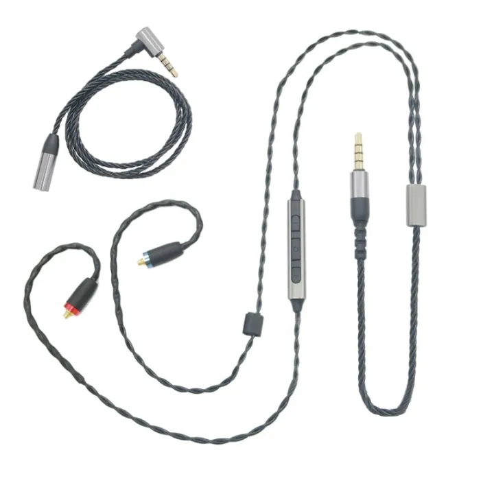 สายอัพเกรดหูฟังมีไมค์แบบสั้นขั้ว MMCX พร้อมสายต่อ Short Copper MMCX+Mic