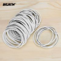 ☁☍卐 Thickened White Elastic Rubber Band 5mm Width High Elasticity Stretchable Sturdy Industrial Rubber Rings THK1.5mm