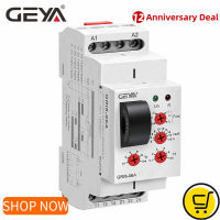 GEYA GRI8-06 DC Current Monitoring Relay Overcurrent Undercurrent Sensor 2SPDT 8A Current Testing Relay ACDC24V-240V 2NO2NC