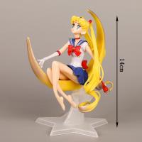 โมเดลแอคชั่นการ์ตูนของเล่นแบบชุดสะสมรูปสาวๆ Action Figure Anime กะลาสีตกแต่งหน้าเค้กตุ๊กตาปีกสำหรับเป็นของขวัญ