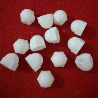 20pcs M5 M6 M8 M10 M12 nylon PP hexagon cover nuts plastic decorative capt lock nut white color Nails  Screws Fasteners