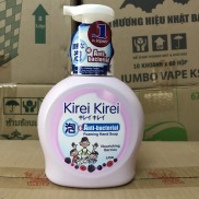 Bọt rửa tay Kirei kirei chai 450ml hương Dâu Tằm - nước rửa tay diệt khuẩn