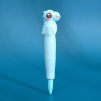 【✲High Quality✲】 mao940 ปากกาปากกาเจลลายการ์ตูนฟองน้ำรูปสัตว์น่ารักแบบนุ่มปากกาสุนัขแมวน่ารักหมึกดำเครื่องเขียนขนาด0.5มม.