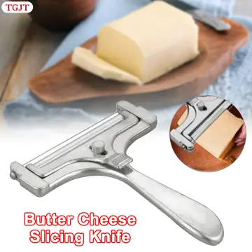 Cheese Slicer Adjustable Thickness Tools Heavy Duty Home Grater Curler  Cheese Cutter for Cheddar Raclette Cheese Block