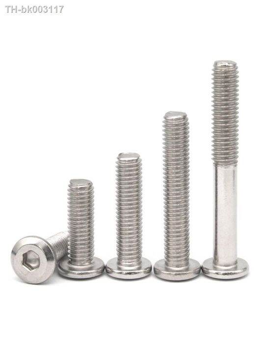 Free shipping20pcs M6/M8 Flat round head hex Furniture screw Oblique