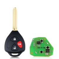 For Xhorse XKTO04EN Universal Wire Remote Key Fob 3 Button for Toyota Style for VVDI Key Tool