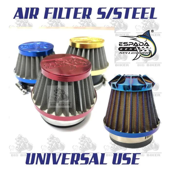 Espada Air Filter Racing Adjustable 35mm 42mm 48mm 44mm Stainless Steel