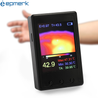 [electronicshop]2.4 I-Nch จอแสดงผลพกพา Thermograph กล้องถ่ายรูปอินฟราเรดเซ็นเซอร์อุณหภูมิดิจิตอลอินฟราเรดสูง Precisions ความร้อนทำภาพ