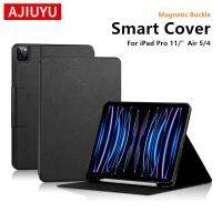 AJIUYU Business Smart Case For iPad Pro 11 inch 2018-2022 2nd 3rd Air 4th 5th Generation Protective Cover With Pen Slot Cases Cases Covers