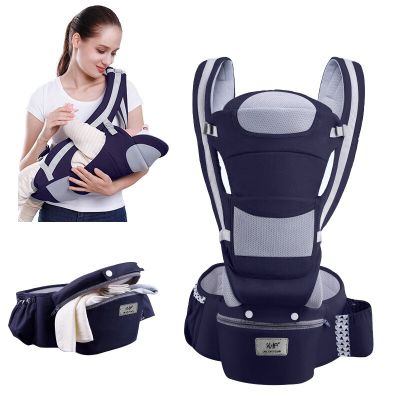 0-48M Ergonomic Baby Carrier Baby Cushion Front Sitting Kangaroo Baby Wrap Sling for Baby Travel Multifunction Infant Carrier