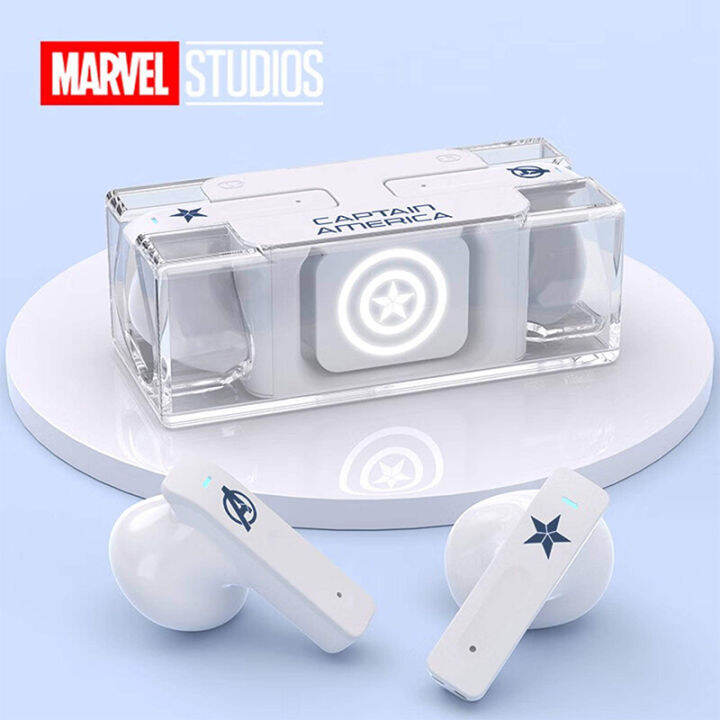 marvel-mv03หูฟังบลูทูธเล่นเกม-tws-บลูทูธ5-3ความหน่วงต่ำชุดหูฟังไร้สายพร้อมไมโครโฟน3d-เบสสเตอริโอหูฟังสำหรับเล่นเกม-true-wireless