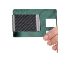 Matte Carbon Fiber Men Fashion Slim Card Holder Casual Minimalist Women Wallet Credit Card Money ID Holder Wallet Bill Clip