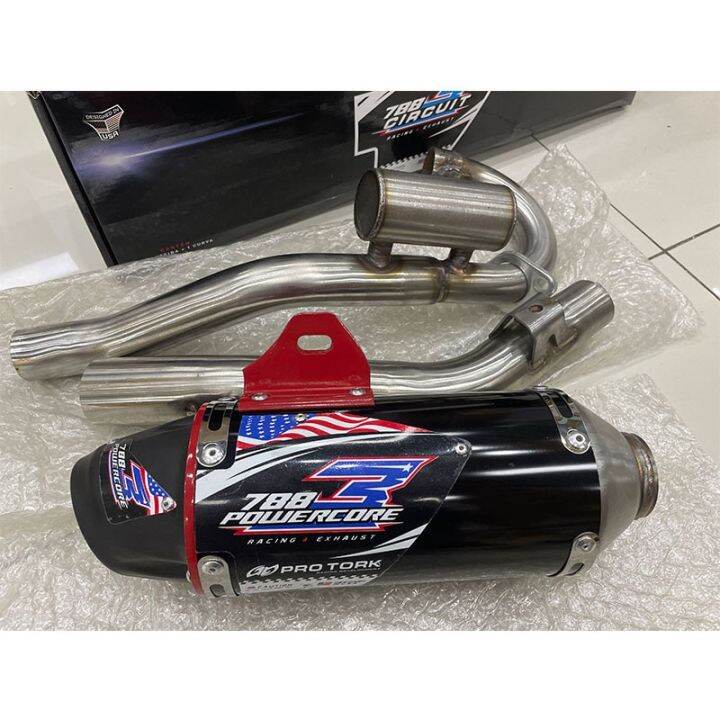 crf230f dual exhaust