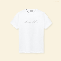 Minimalist Style Dude&amp;co. 2023 - Dude03 T-shirt Celebrity T-shirt Fashion Versatile Style