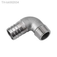 ✙△ 8mm 10mm 12mm 14mm 15mm 16mm 20mm 25mm 32mm Hose Barb X 1/4 3/8 1/2 3/4 1 BSP Male 304 Stainless Steel Elbow Pipe Fitting