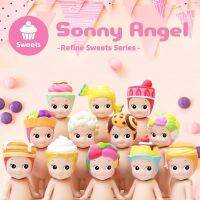 Sonny Angel Blind Box Sweets Series Figures Kawaii Mini Ice Cream Puff Pudding Candy Figure Mystery Box Surprise Bag Dolls Toy