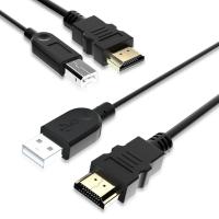 【New-store】 Gadget Lab Bd Pcs คุณภาพสูง1.5M HDMI USB KVM สายเคเบิลเฉพาะ KVM สาย HDMI USB