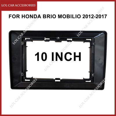 10นิ้วสำหรับ Honda Brio Mobilio 2012-2017สเตอริโอวิทยุรถยนต์แอนดรอยด์เครื่องเล่น GPS MP5 2 Din