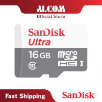 SanDisk Ultra 16 / 32 / 64 / 128GB Micro SD การ์ด100เมกะไบต์/วินาที,Class 10 Speed Class และ Micro SDHC สำหรับโทรศัพท์มือถือ Dash Cam กล้อง