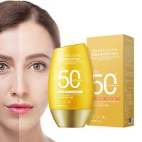 50ml SPF50+ Sunscreen Cream Long Effect And Waterproof Sun Protection Cream Fragrance Free Sunblock Lotion For Face And Body