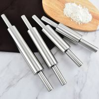 Stainless Steel Rolling Pin Non Stick Craft Baking Creation Stainless Steel Rolling Pin For Cakes Cookies Pasta Dough Pizza Bread  Cake Cookie Accesso